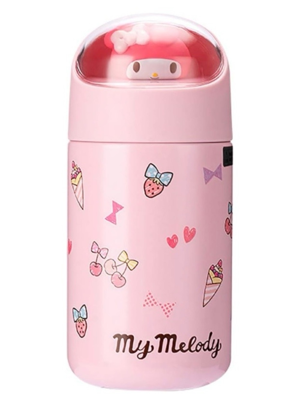 MINISO X Sanrio My Melody Cute Pink Insulated Thermos 6.5”h